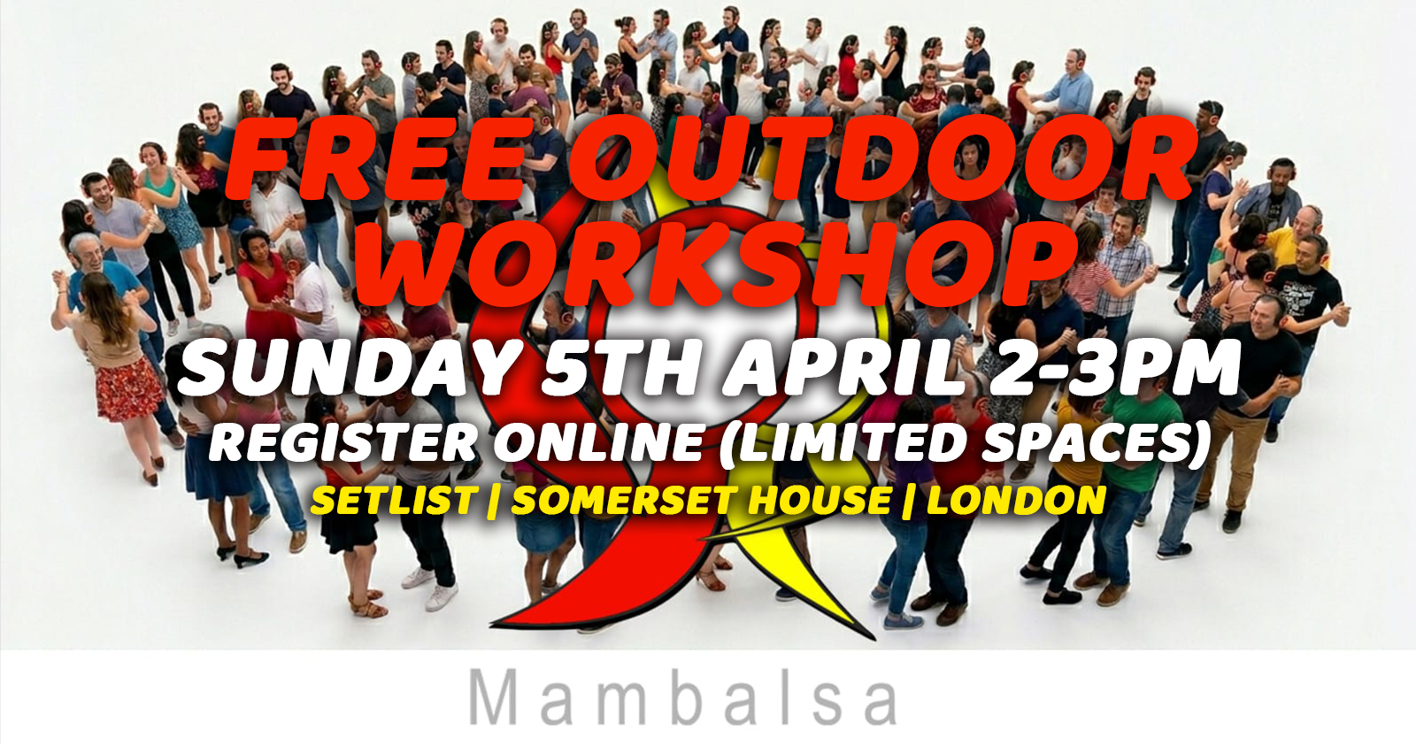 Mambalsa FREE Afternoon Workshop - Sunday 5th April 2026
